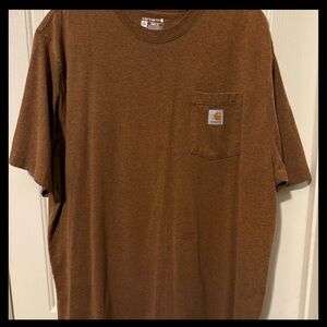 Carhartt Brown Pocket Tee 2XL